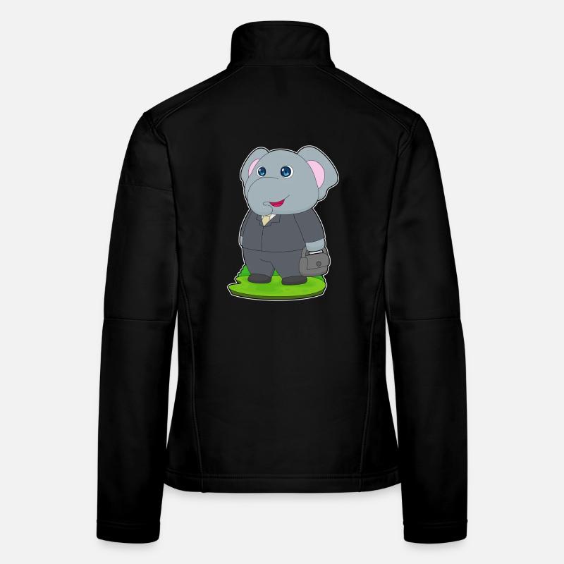 Elephant Handbag Women's Softshell Jacket