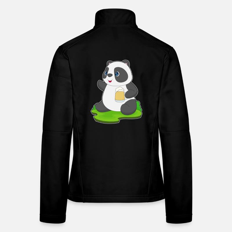 Panda Bier Frauen Softshelljacke
