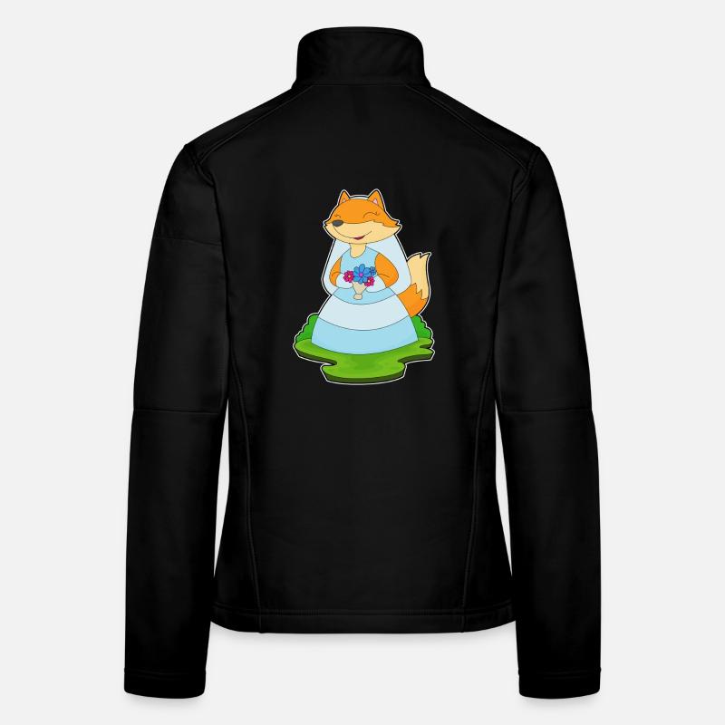Fuchs Braut Schleier Hochzeit Frauen Softshelljacke