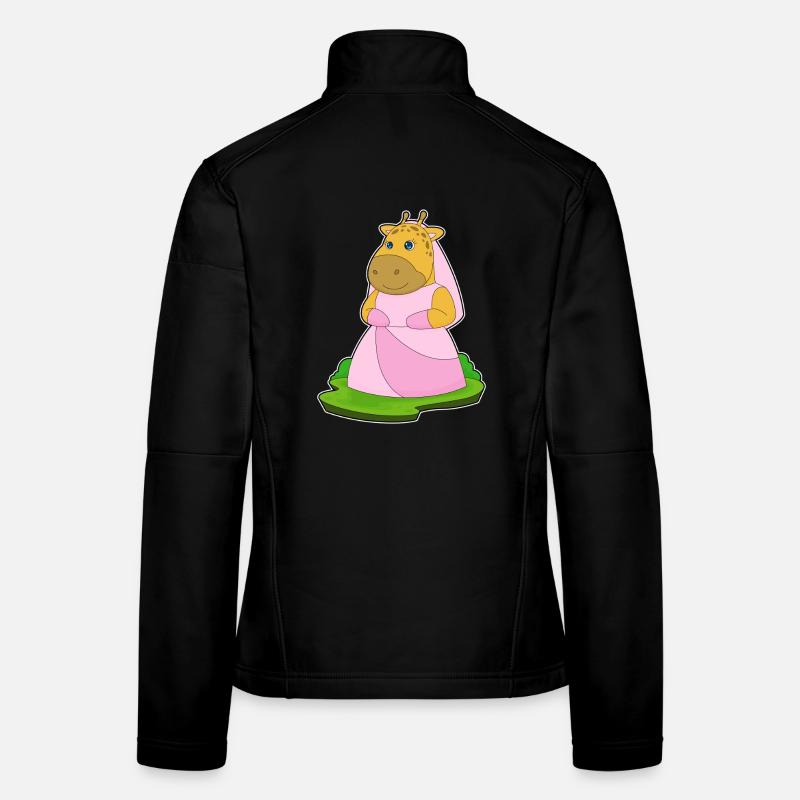 Mariage Voile de mariée Girafe Veste en tissu softshell Femme
