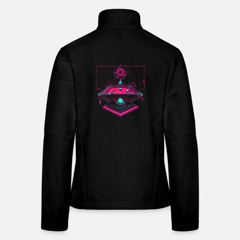 Billard Steampunk Look Frauen Softshelljacke