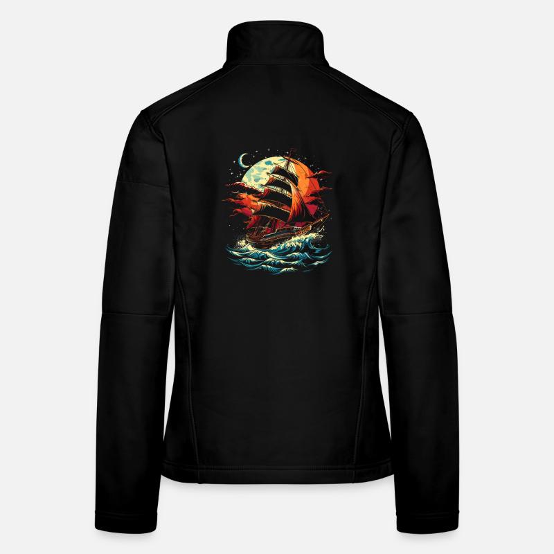 Segelschiff Frauen Softshelljacke