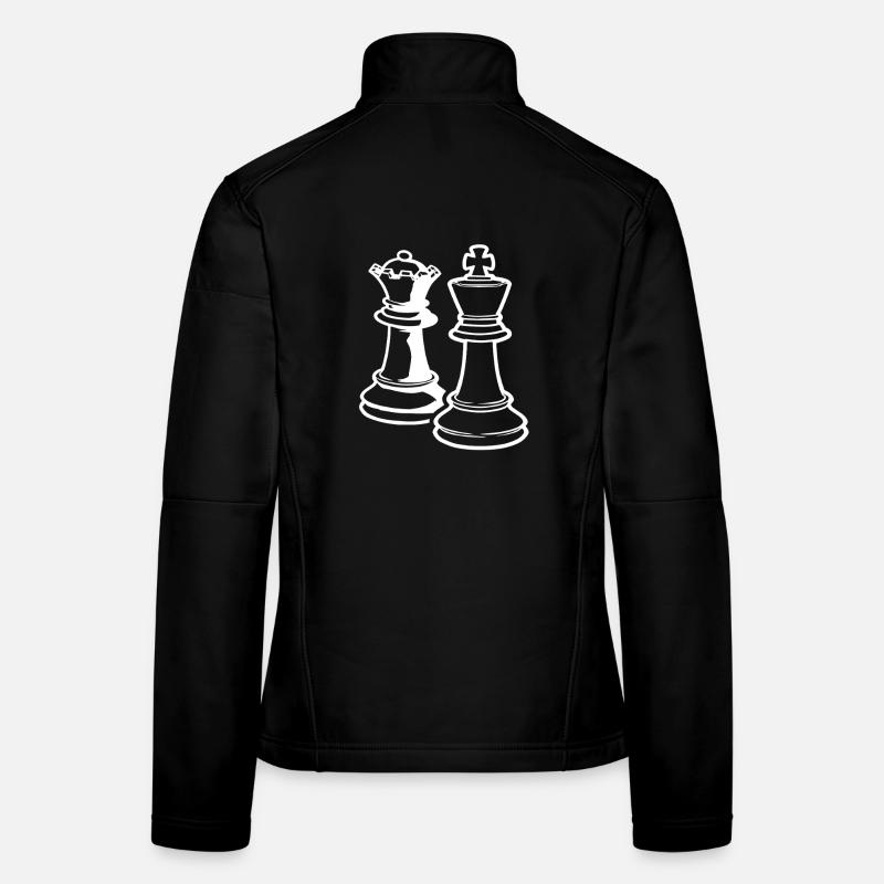 Schach - Frauen Softshelljacke - Schwarz