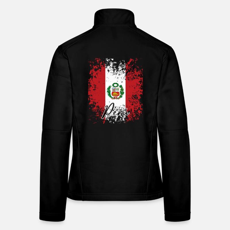 Peruanischer Stolz, stolzer Peruaner Frauen Softshelljacke
