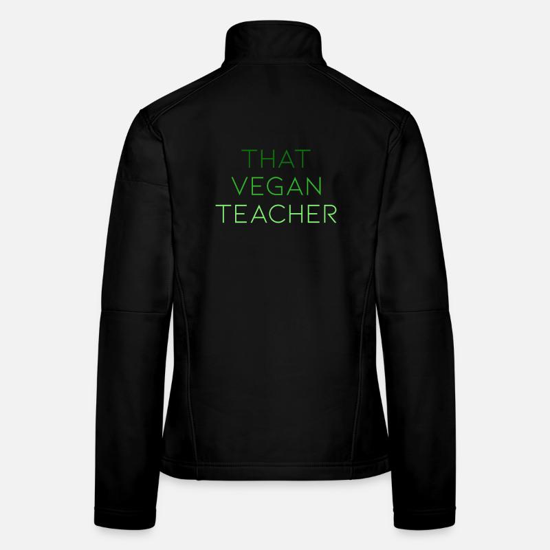 Ce professeur végétalien Veste en tissu softshell Femme