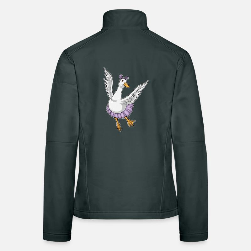 Canard Ballerine Ballet Danse Veste en tissu softshell Femme