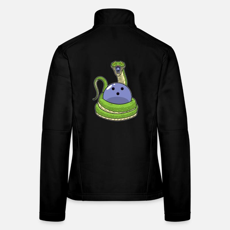 Snake Bowling Boule de bowling Veste en tissu softshell Femme