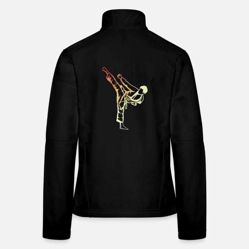 Karaté Garçon Look Vintage Veste en tissu softshell Femme