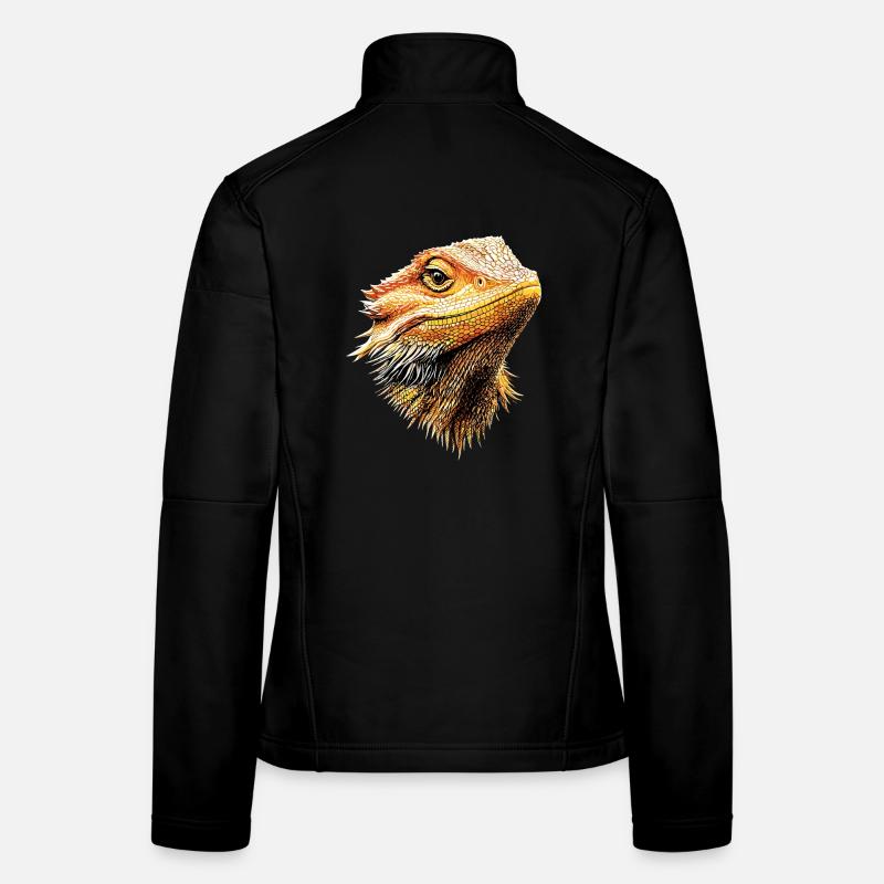 Bartagame Echse Bearded Dragon Süße Bartagamen Frauen Softshelljacke