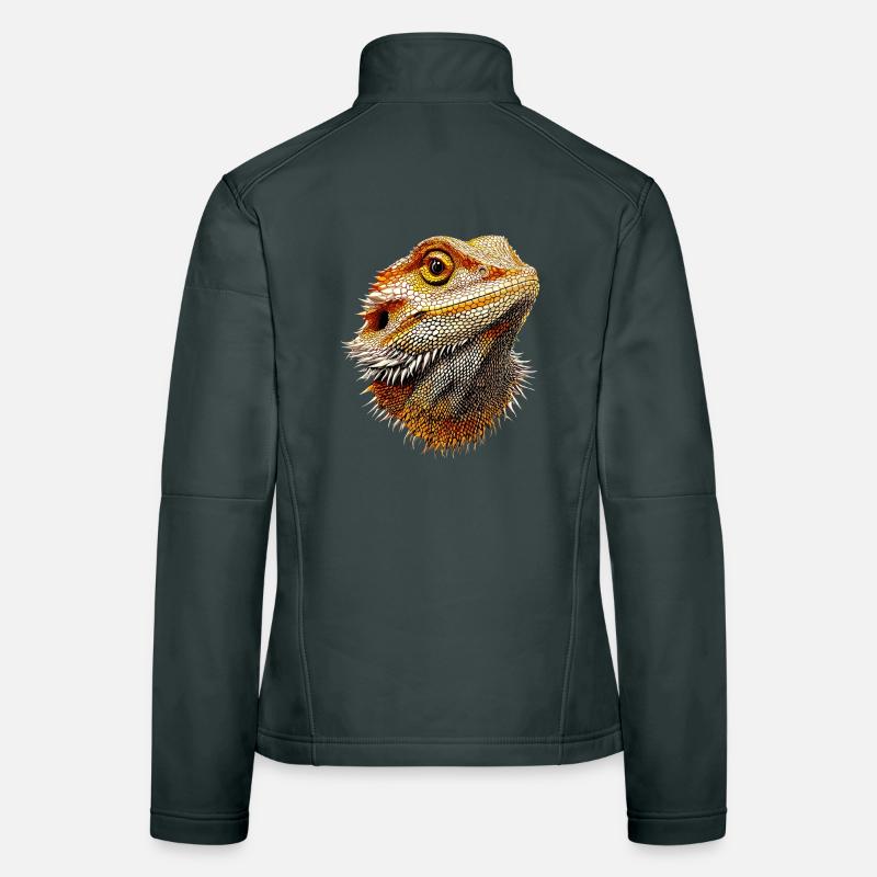 Bearded Dragon Lizard Bearded Dragon Cute Bearded Dragons Women's Softshell Jacket
