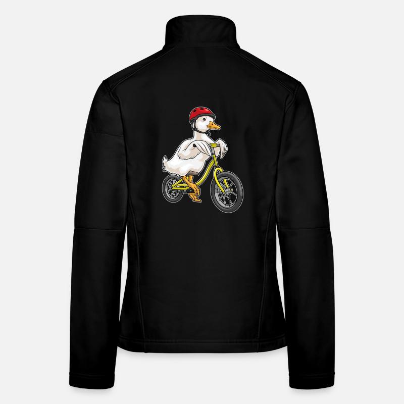 Vélo canard Veste en tissu softshell Femme