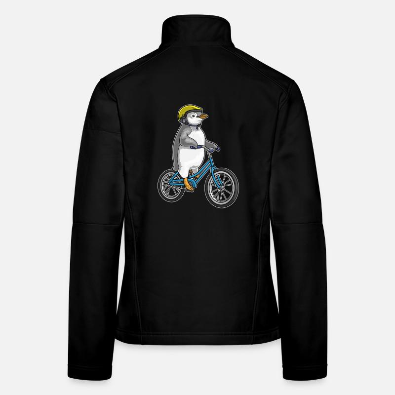 Vélo pingouin Veste en tissu softshell Femme