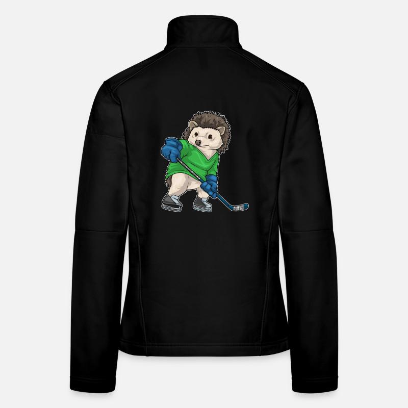 Igel Eishockey Eishockeyschläger Frauen Softshelljacke