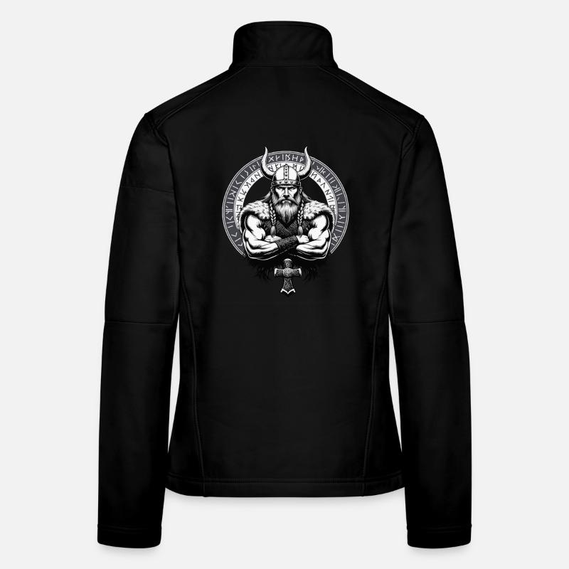 Norse Mythology Viking Warrior Valhalla Women's Softshell Jacket