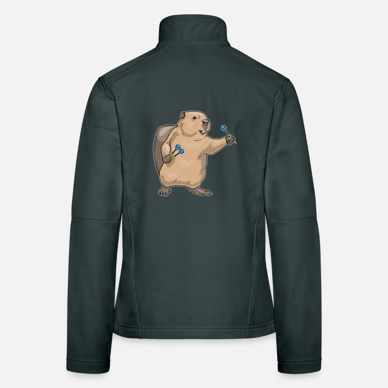 Fléchette Castor Fléchette Veste en tissu softshell Femme