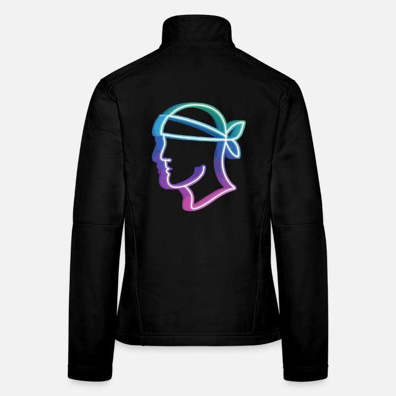 Testa Mora Neon Veste en tissu softshell Femme