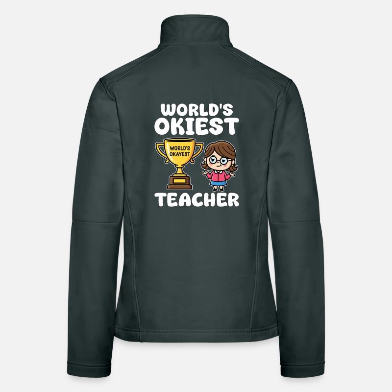 DER OKIGSTE LEHRER DER WELT - LEHRERGESCHENK Frauen Softshelljacke