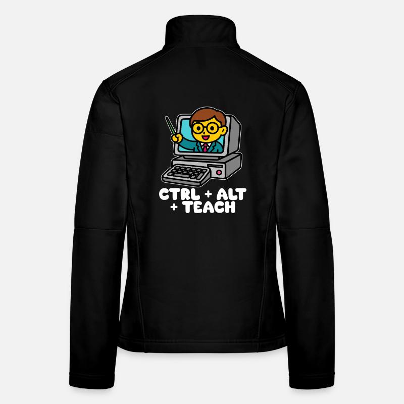 STRG + ALT + TEACH - GESCHENK FÜR LEHRER Frauen Softshelljacke