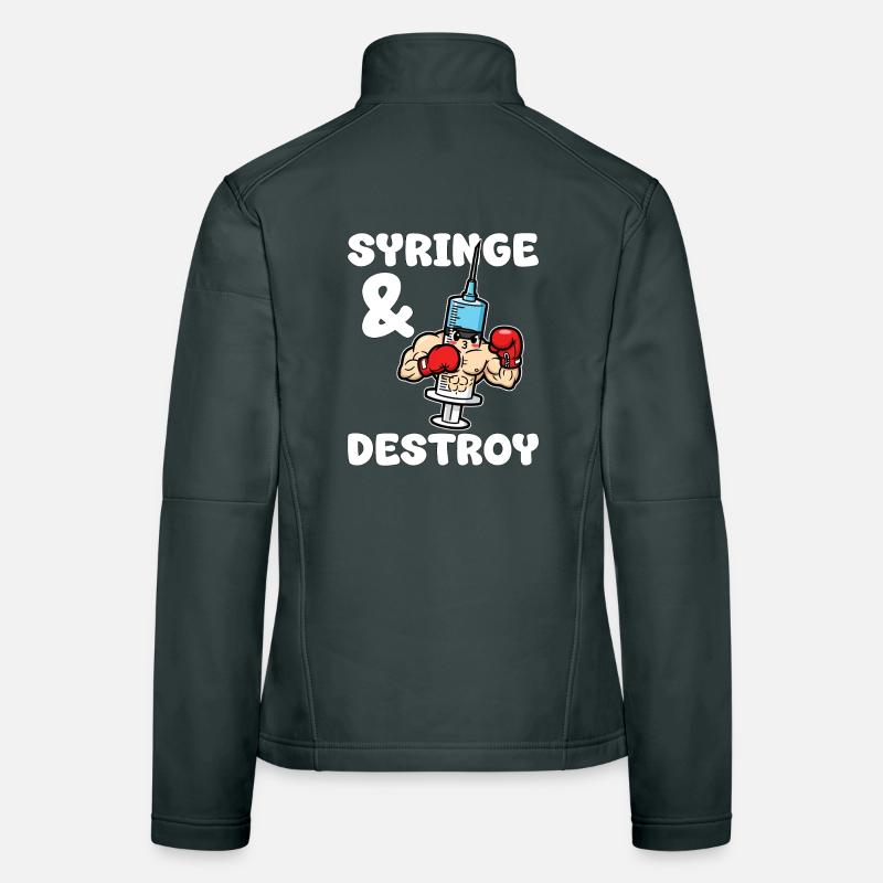 SPRITZEN UND ZERSTÖREN - KRANKENSCHWESTER GESCHENK Frauen Softshelljacke