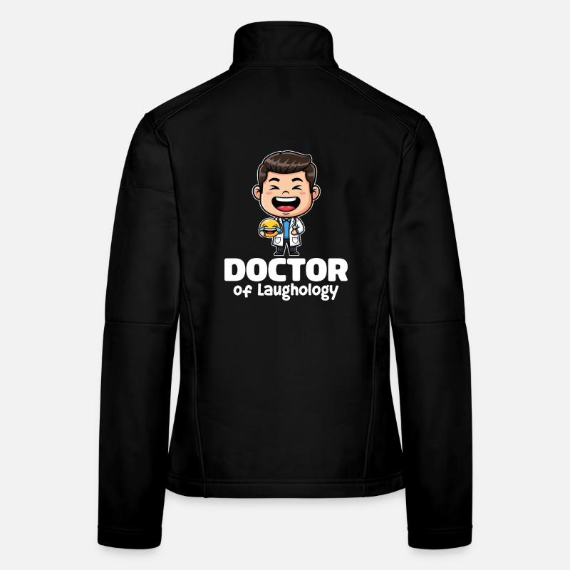 DOKTOR DER LACHOLOGIE - DOKTOR GESCHENK Frauen Softshelljacke
