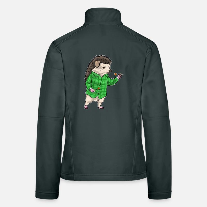 Fléchette hérisson Fléchette Veste en tissu softshell Femme
