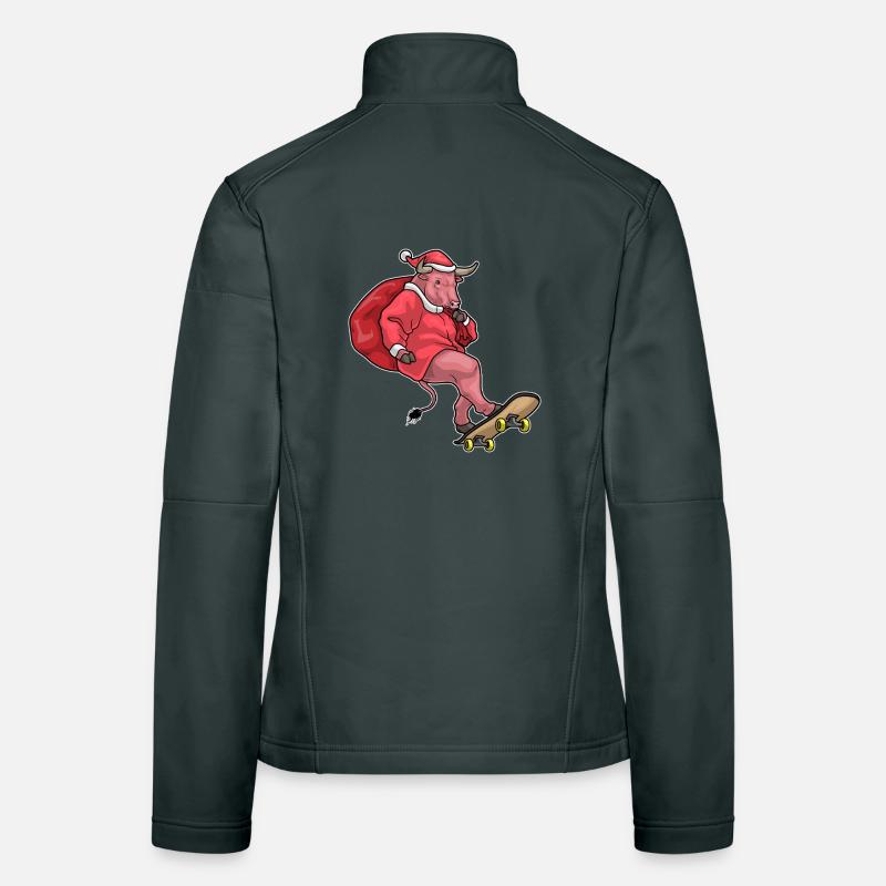 Planche à roulettes de Noël Taurus Veste en tissu softshell Femme
