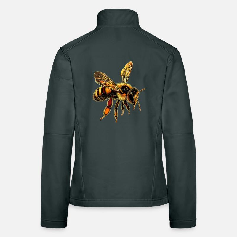 bees beekeeper honey beekeeper bees cute bee Women's Softshell Jacket