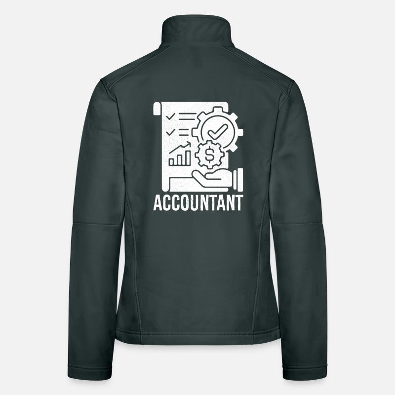 Comptable Vintage Veste en tissu softshell Femme