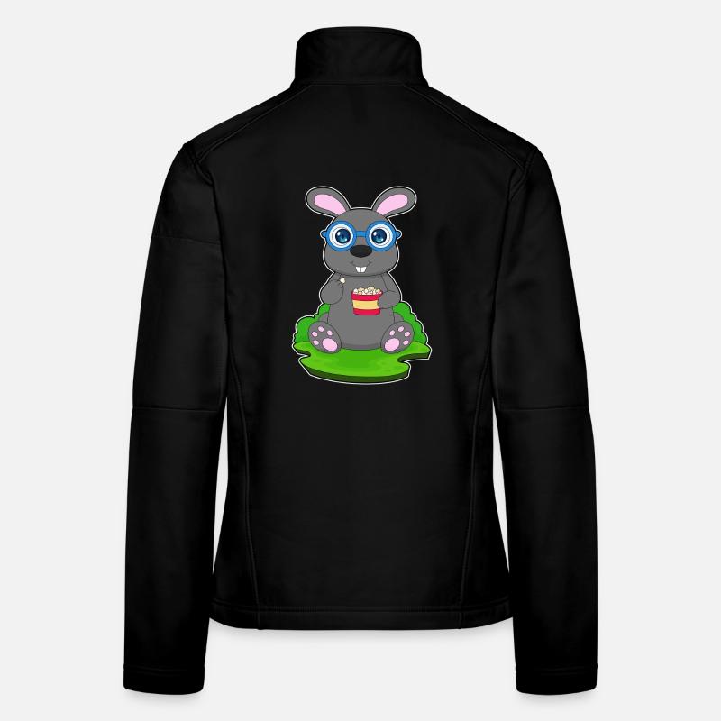 Hase Popcorn Frauen Softshelljacke