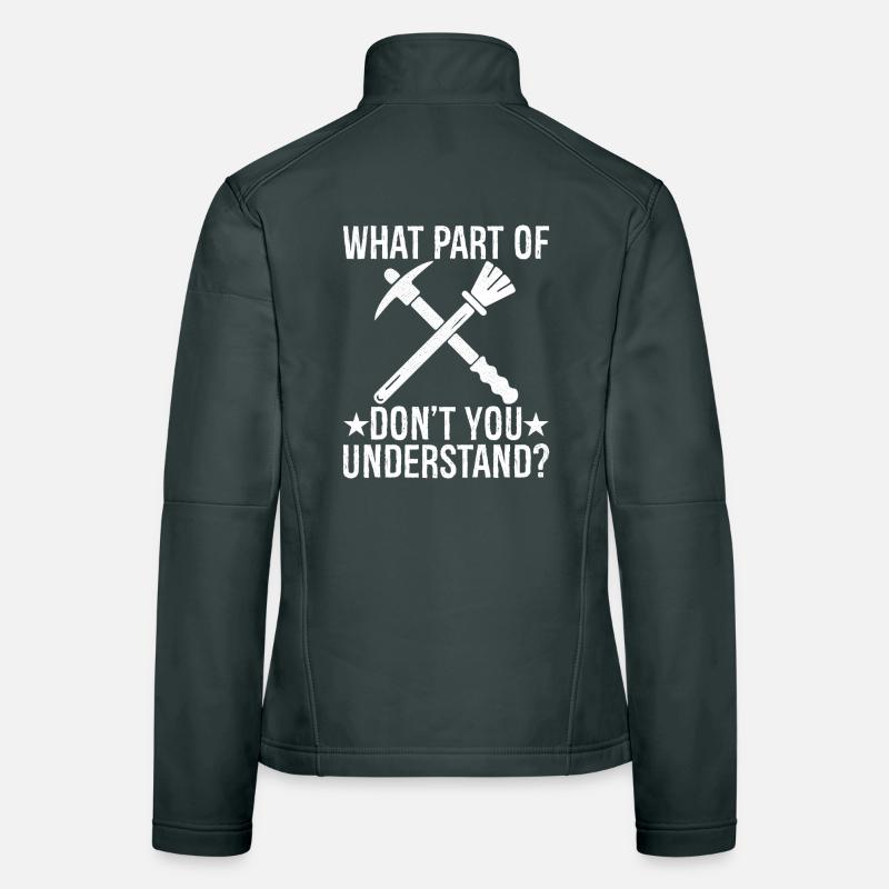 quelle partie de ne comprenez-vous pas Veste en tissu softshell Femme