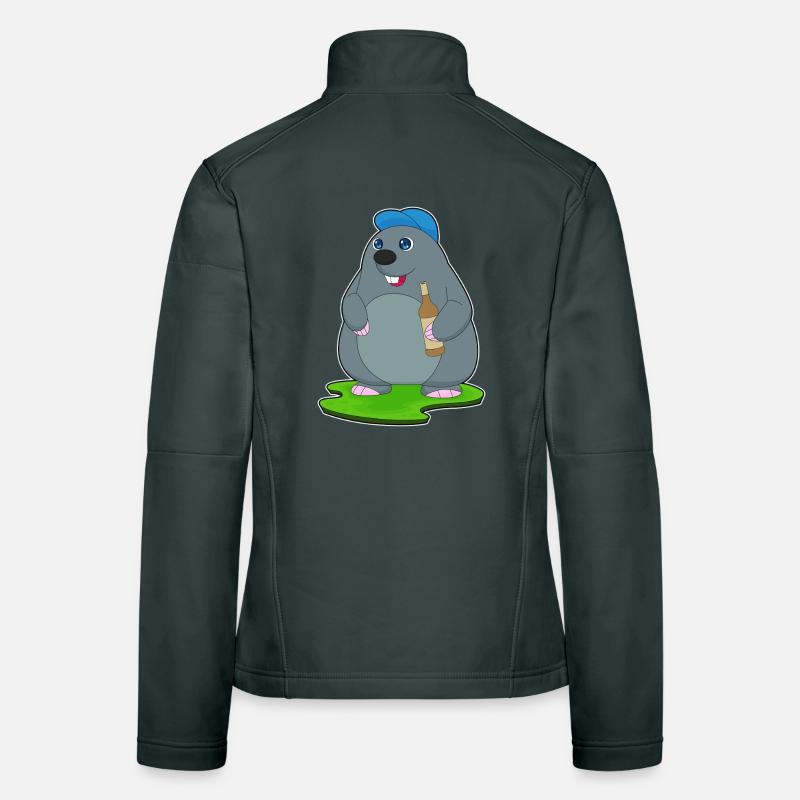 Bouteille de bière Mole Veste en tissu softshell Femme