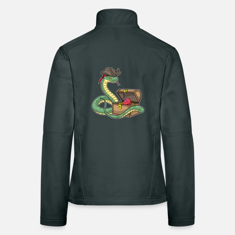 Serpent Pirate de Pâques Veste en tissu softshell Femme