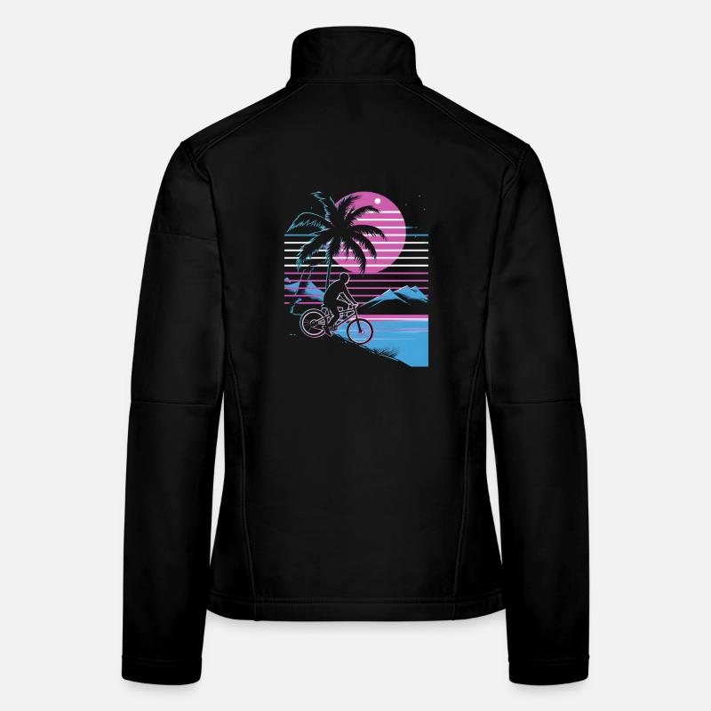 VTT Synthwave Veste en tissu softshell Femme