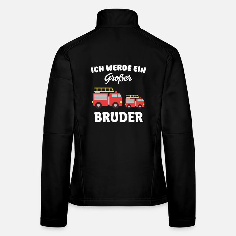 Ich Werde Großer Bruder 2026 Feuerwehr Frauen Softshelljacke