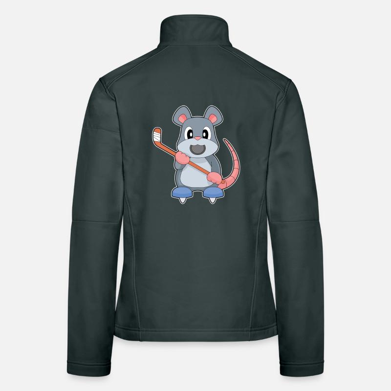 Maus Eishockey Eishockeyschläger Frauen Softshelljacke