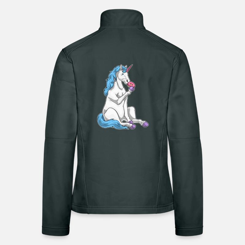 Einhorn Donut Frauen Softshelljacke