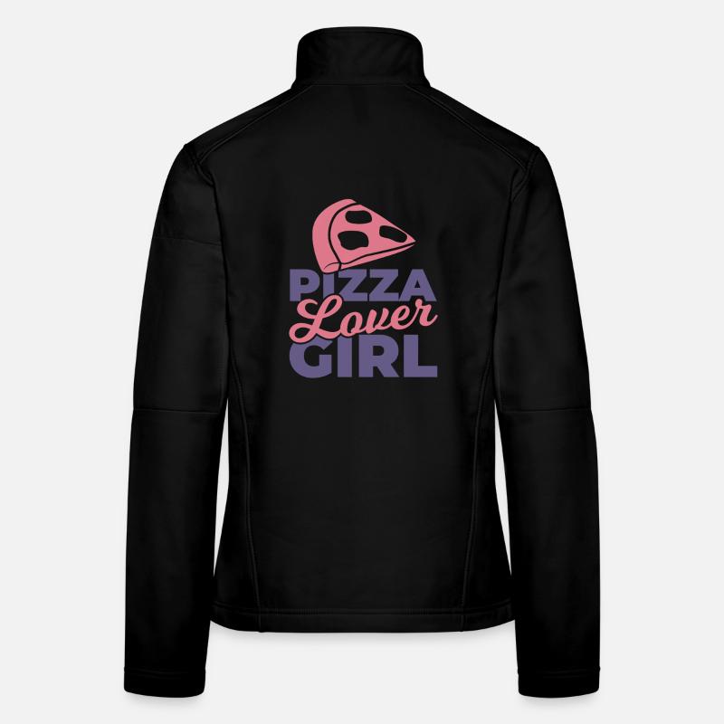 Mädchen das Pizza liebt Frauen Softshelljacke
