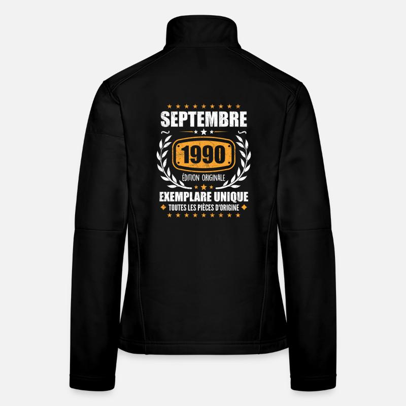 Septembre 1990 Exemplaire Unique - Septembre 1990 Veste en tissu softshell Femme