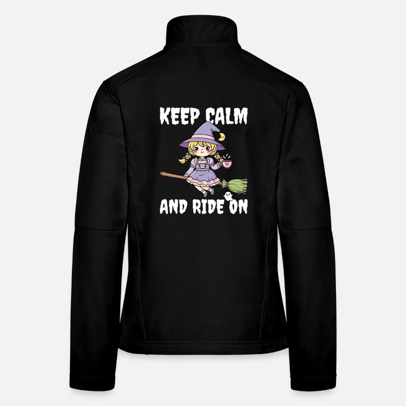 RESTEZ CALME ET CONTINUEZ À ROULER - WITCH HALLOWEEN Veste en tissu softshell Femme