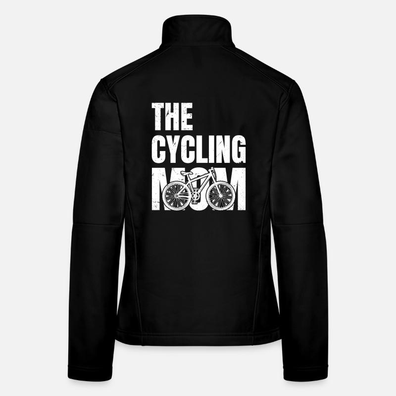 La maman cycliste Veste en tissu softshell Femme