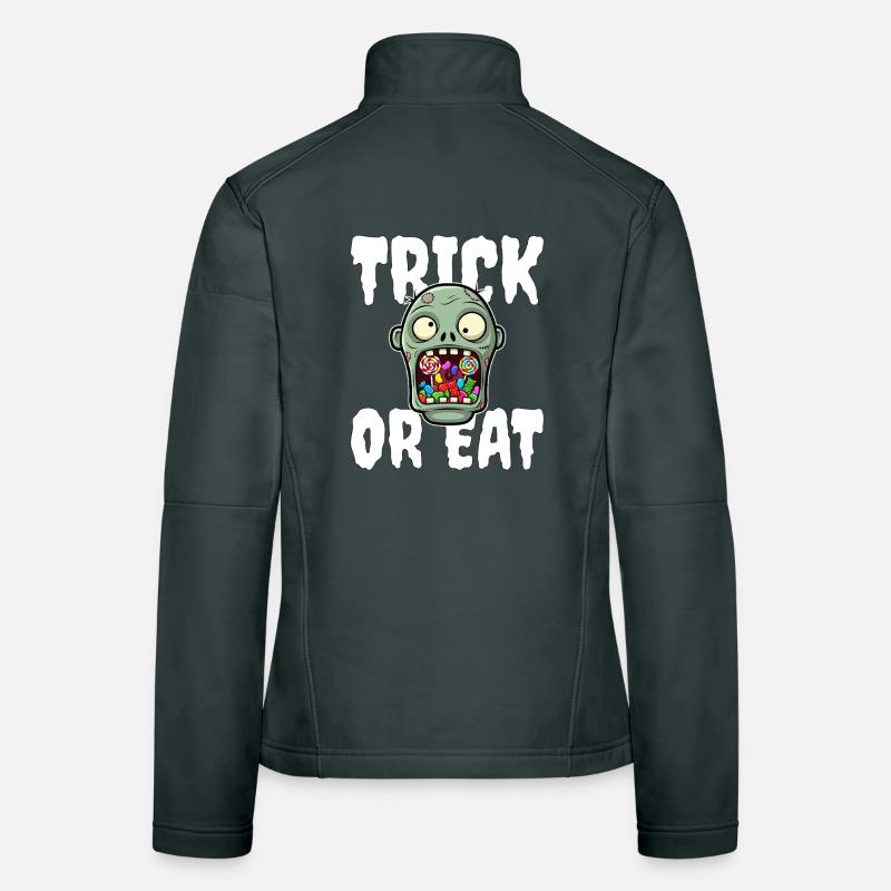 SÜSSES ODER ESSEN - ZOMBIE HALLOWEEN Frauen Softshelljacke