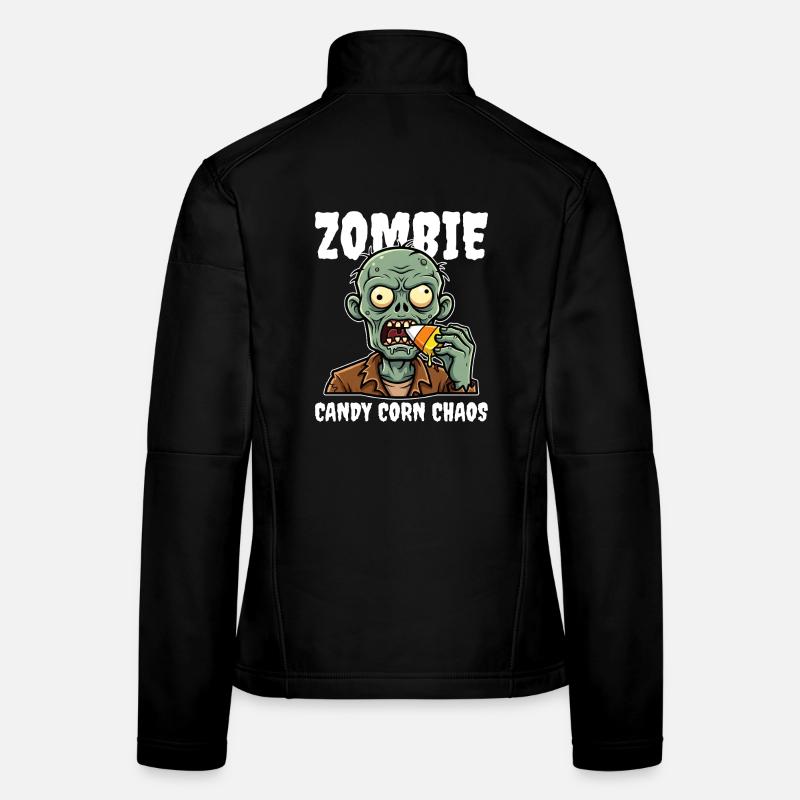 ZOMBIE CANDY CORN CHAOS - ZOMBIE HALLOWEEN Frauen Softshelljacke