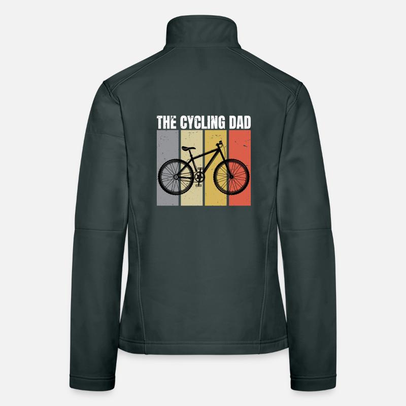 Le papa cycliste Veste en tissu softshell Femme