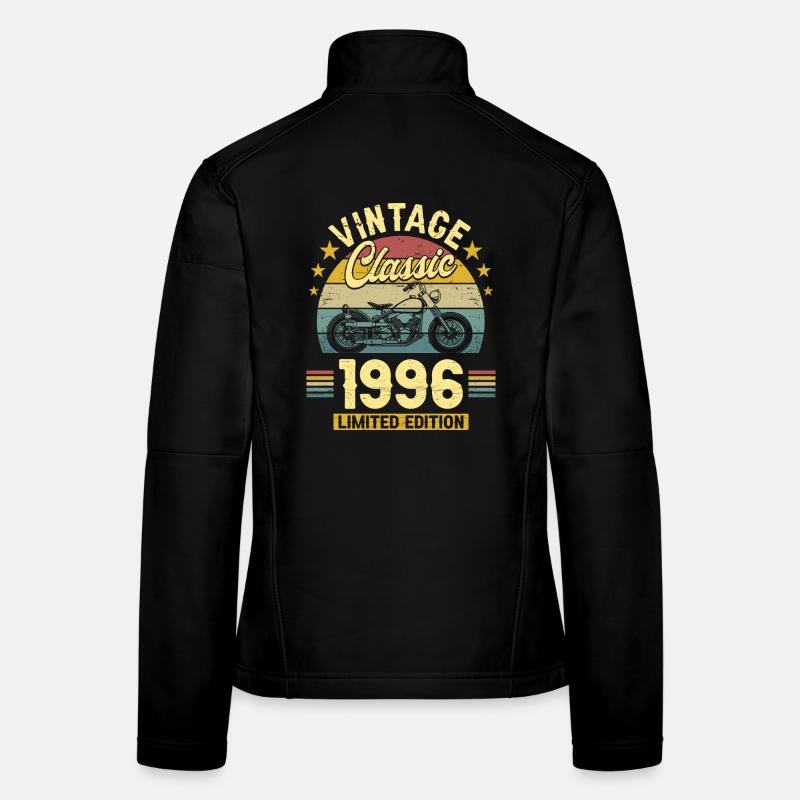 1996 Biker 30th Birthday Man Women's Softshell Jacket