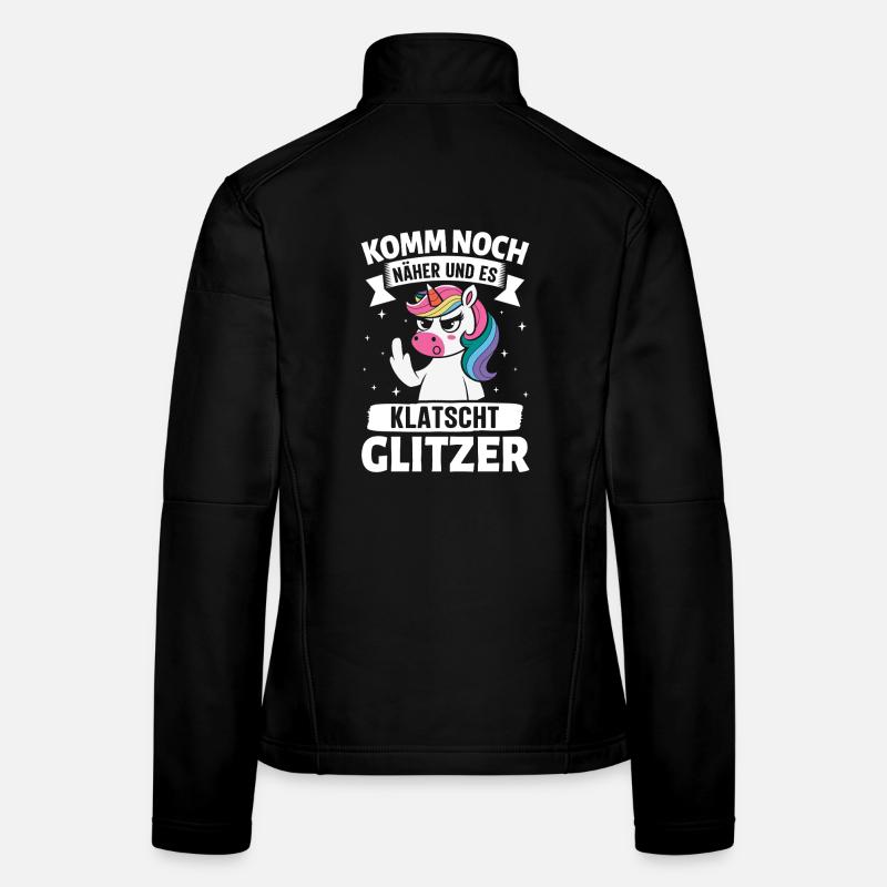 Malle KOMM NOCH NÄHER UND ES KLATSCHT Frauen Softshelljacke