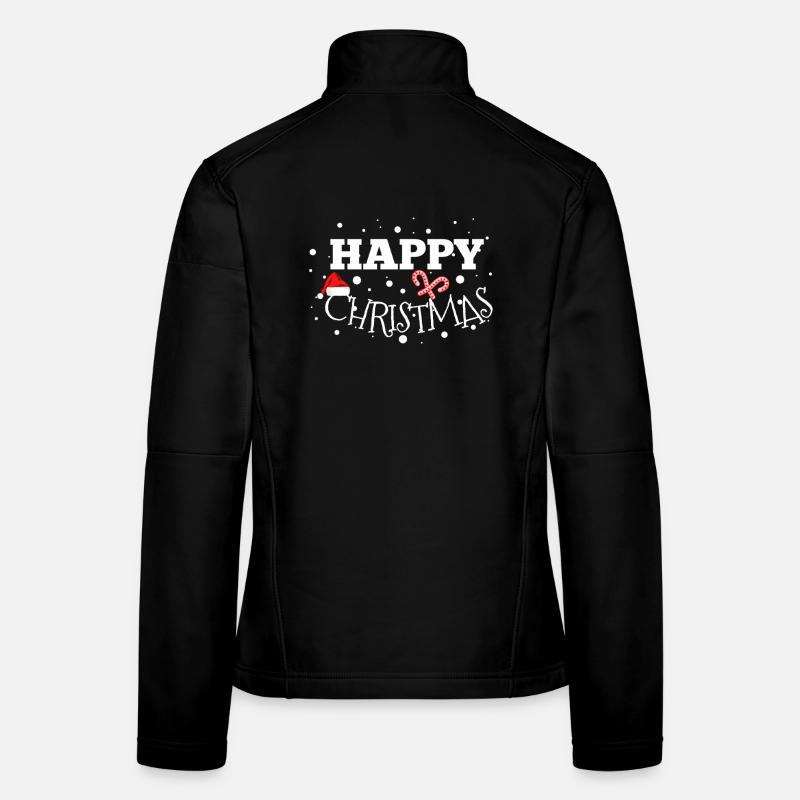Happy Christmas Gift Idea - Women's Softshell Jacket - black