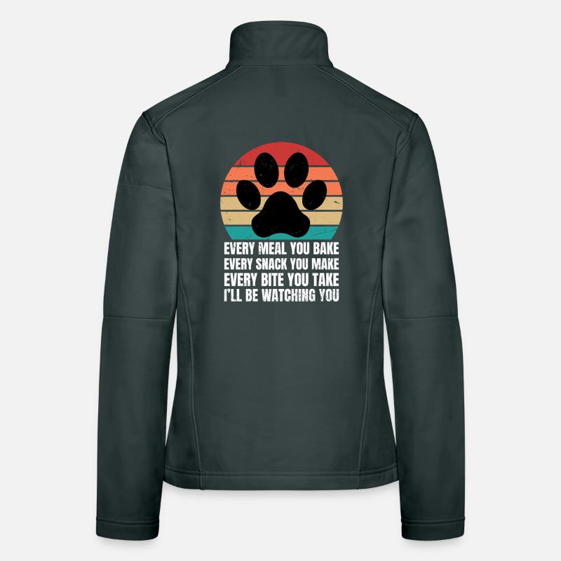 chaque repas que vous préparez, chaque collation que vous préparez Veste en tissu softshell Femme