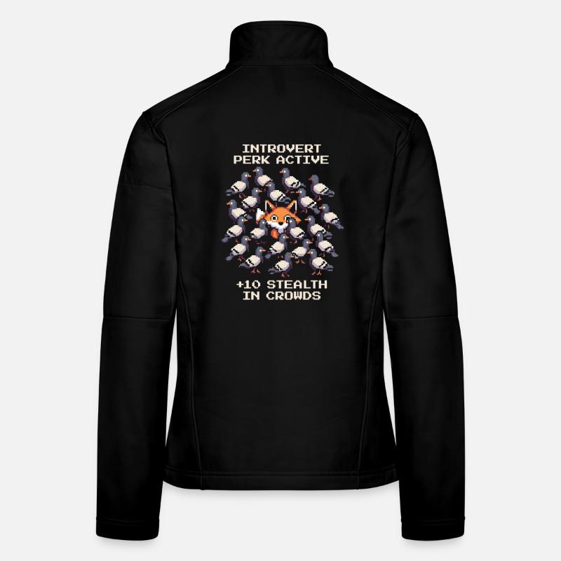 Perk active: +10 Camouflage | Introverted Women's Softshell Jacket