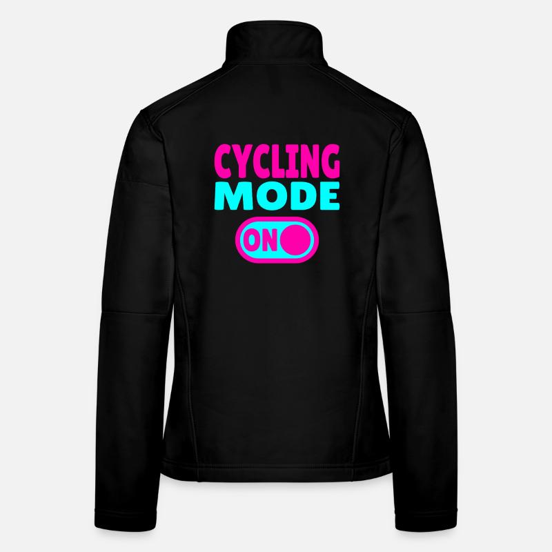 Mode cyclisme activé Cyclisme Veste en tissu softshell Femme
