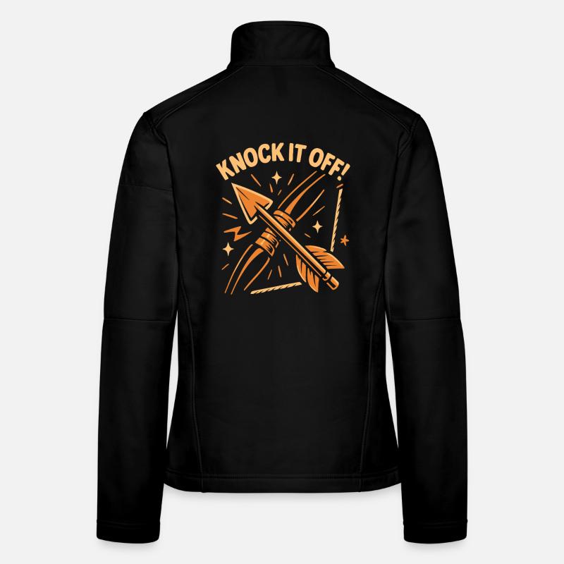 Archery Bow Archer Knock It Off Women's Softshell Jacket